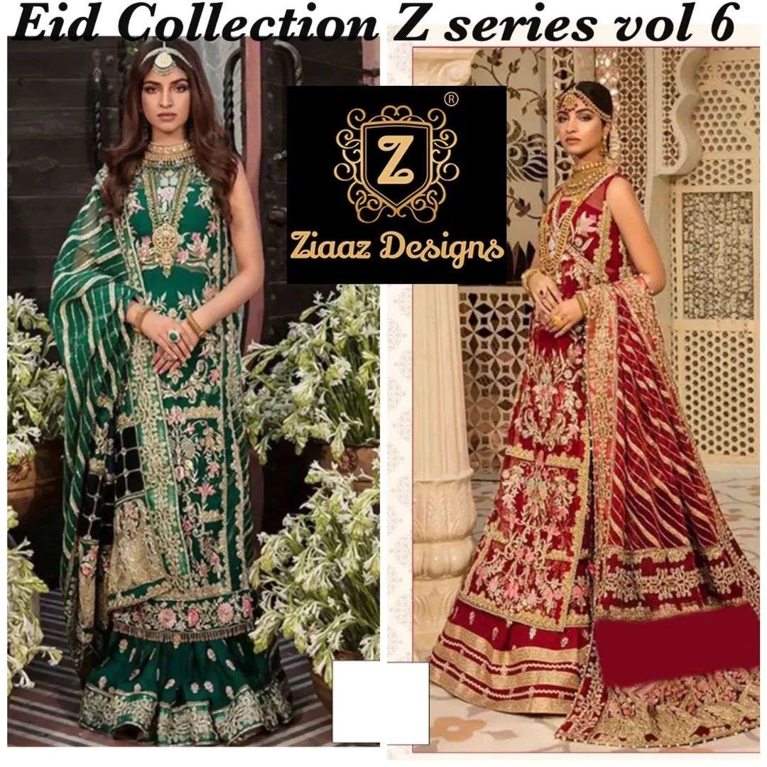 Ziaaz Designs Z series Vol 6 Premium Eid Collection